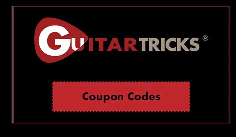 coupon code for guitar tricks.